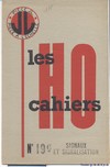 Les Cahier JL HO n19