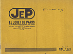Base de documentation train miniature ancien catalogue JeP 1939 detaillant